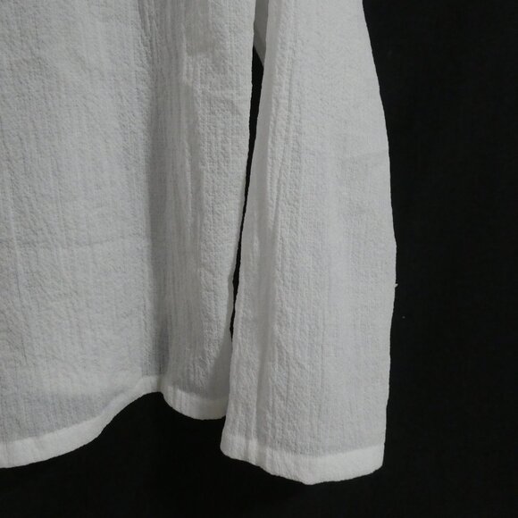 SLOK | xxl | Textured Long Sleeve African Shirt | Embroidered Front Detail - Picture 15 of 15